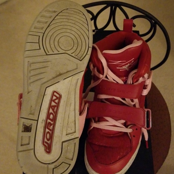 Girls Jordan felt 45 hi prem gs sneakers - Picture 4 of 5